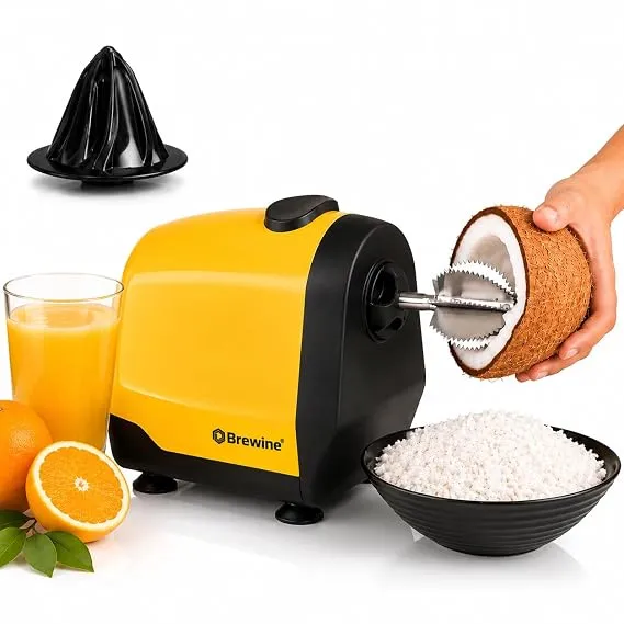 BREWINE COCONUT SCRAPPER&CITRUS PRESS